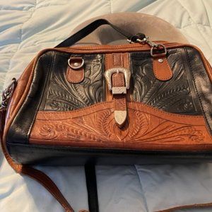 leather handbag